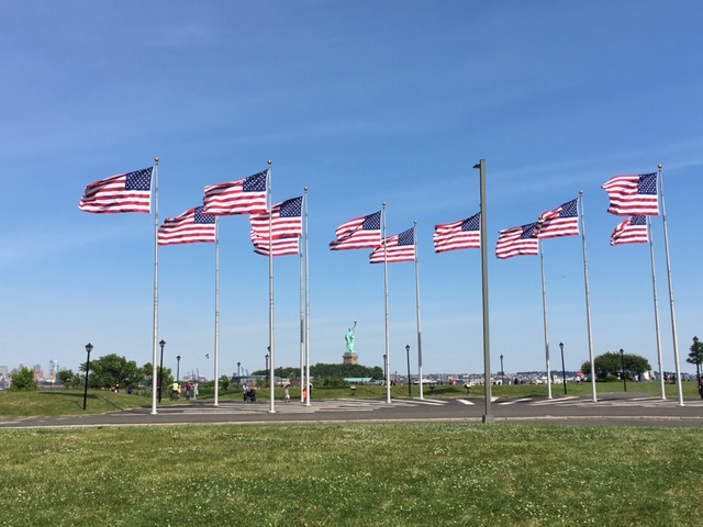 LSP's Flag Plaza and open space behind Lady Liberty