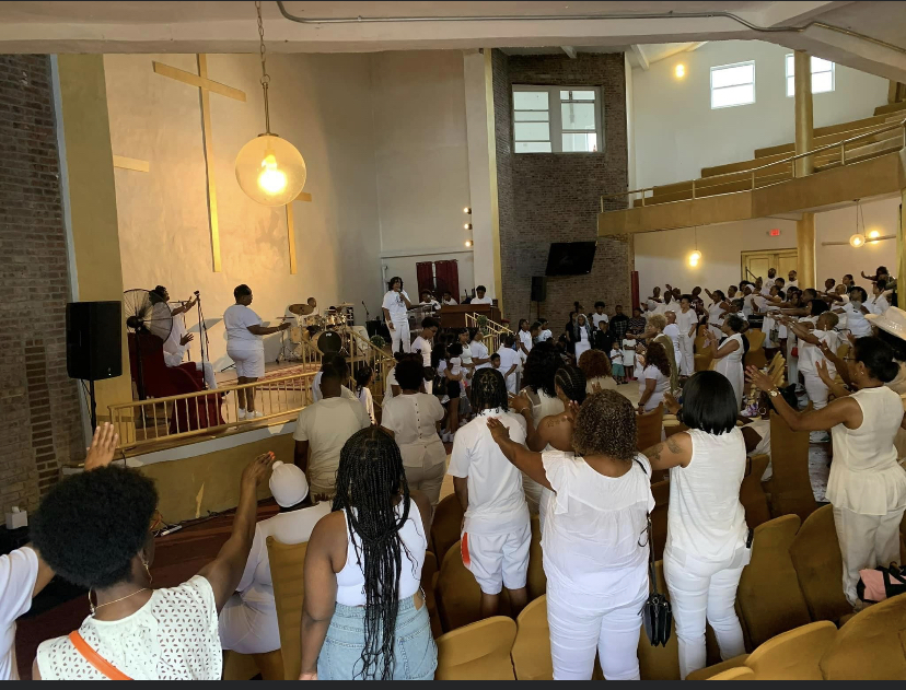 Annual all white youth empowerment service. 
